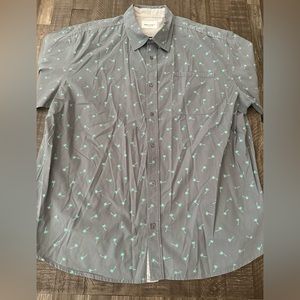 Paper Denim & Cloth Short Sleeved Casual Button Down